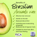 Rica - Brazilian Wax Avocado Small (Non-Strip Wax - 400ML). 