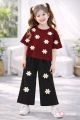 Kids Printed Suit T-Shirt & Flapper Set | Girls Summer Cotton Dress. 