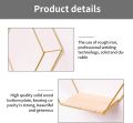 Wall Mounted Hexagonal Floating Shelves Set of 3 in Different Sizes, Modern Metal Wall Shelf, Simple Wood Partition Storage Shelves, Wall Decor Rack for Bedroom, Living Room, Kitchen and Office, Customized by Creative Decore. 
