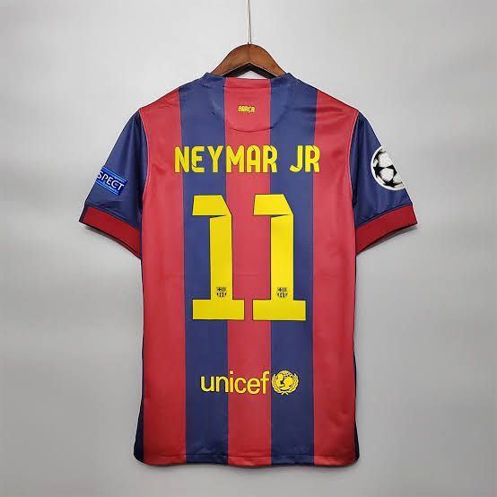 Orignal Neymar Jr Barcelona T-Shirt Football - Available