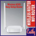 TENDA / ROUTER N300/ WIRELESS N300 EASY SETUP ROUTER WIRELESS WIFI ROUTER EXTENDER HOME NETWORK 4 PORTS 300MBPS DOUBLE ANTENNA ROUTER. 