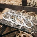 4 Pieces Self-Adhesive Measuring Tape,Steel Ruler for Measuring. 
