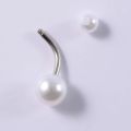 Multifunction Simple Gifts Women Tongue Ring Party Bar Body Piercing Jewelry Geometric Belly Piercing Belly Button Ring Navel Ring. 