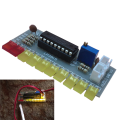 Audio Level Indicator-6 x Audio Spectrum Analyzer-picture color. 