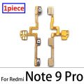 2Pcs Power Switch Button Volume Key Button Flex Cable For Xiaomi Redmi 8 8A 9 9A Note 8 8T 9 9S Mi 10 lite Note 10 Pro 10T Lite. 