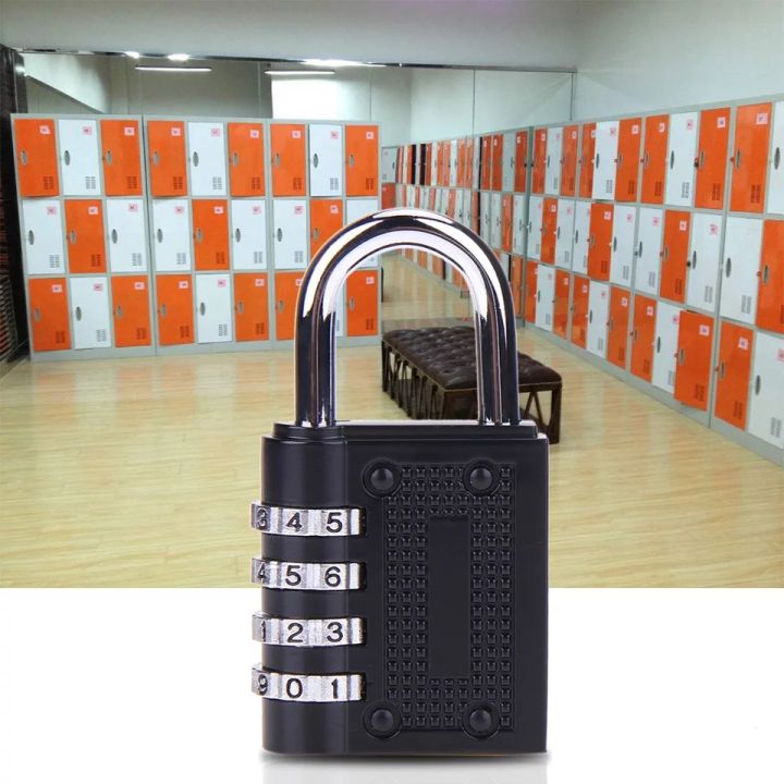 80*43*14mm%20Heavy%20Duty%204%20Dial%20Digit%20Combination%20Lock%20Weatherproof%20Security%20Padlock%20Outdoor%20Gym%20Safely%20Code%20Lock%20Black%C2%A0%20-%20Image%206