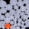 64 Kinds Plastic Shaft Single Double Layer Crown Worm Gears Cog Wheels M0.5. 