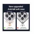 Tecno Camon 30 (4G) Cover Clear Transparent Shock-Proof Protective Case With Camera Lens Protection. 