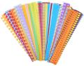 IMISNO DIY Flower Design Paper Quilling with Slotted Tool - Handcrafted Gifts (8 Style)- 80 strips- 10 inches each. 