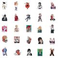 Chainsaw Man Anime Stickers Decals Skateboard, Laptop, Suitcase, Motorcycle 10/20/50Pcs. 