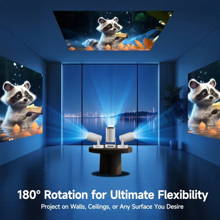 Magcubic%20HY300%20Pro+%20%20Android%2014%20Mini%20Projector%204K%20Ultra%20HD%20200%20ANSI%20WiFi6%20BT5.0%20HDMI%20Home%20Cinema%20Outdoor%20Portable%20with%20Automatic%20Correction%20-%20Image%206
