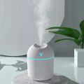 Portable Mini Air Humidifier USB Desktop Humidifier for Car Bedroom Air Diffuser Fogger Mist Maker Sprayer with LED Night Lamp. 