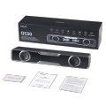 Edifier QS30 Multimedia Soundbar with Dynamic Lighting, Bluetooth V5.4, Enhanced Bass, Integrated Mic, Multiple Sound Effects via APP, USB Powered Speaker for Desktop/PC/Laptop/Tablets - Black | Edifier Sound bar |. 