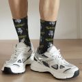 Funny Crazy Sock for Men Regan Macneil Design Hip Hop The Exorcist Horror Film Quality Pattern Printed Crew Sock Seamless Gift. 
