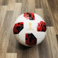 Telstar FIFA World cup Football White Match Soccer Ball 2018 Size 5 with free Nozzle by King Sports. 