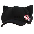 EVA Shikinami Asuka Rangure Cat Ear Polar Fleece Hat Peak Baseball Cap Anime Cosplay Accessories. 