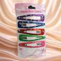 5 Pcs Card Fancy Hair Clip Tik Tak Hairclip Large Size Metal Hairclips for Girls and Kids Women Hair Accessories. 