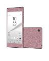 Sony Xperia Z5 Compact  Glitter Mobile Skin - Pink. 
