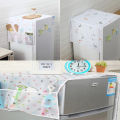 Dustproof fridge cover with pockets, waterproof cover for fridge, oil proof fridge organizer cover, kitchen accessories, kitchen organizer fridge accessories Plastic cover,. 