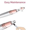 Flawless Brows Flawless Eyebrow Hair Remover with LED Light Rechargeable Flawless Hair Remover for Women Upper Lips Facial Hair Painless Trimmer Instant Hair Remover Machine For Gentle And Smooth Skin Premium Quality For Women. 