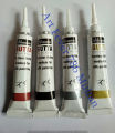 Fabric Gutta Tubes for Outlining Silk Paints/Fabric Paints 4 Pcs (Silver,Golden, Black, Copper)Gutta can be used on various fabrics, including cotton, lawn, silk, organza, Georgette crinkle, and chiffon.. 
