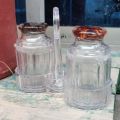 Falcon Spice 2-Piece Salt and Pepper Shaker Set with Stunning Stand. 