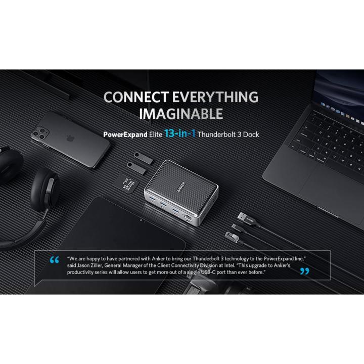 Anker 577 Thunderbolt Docking Station (13-In-1, Thunderbolt 3)