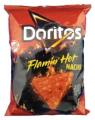 Doritos Flamin Hot Nacho Chips (Large pack). 