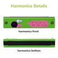 SEASUN Toys Harmonica For Kids Children Music Instrument 16 Holes Musical Educational Toy Wooden Cover. 