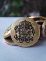 Premium Quality Metallic Blazer Buttons. Branded Coat/Blazer Buttons for Men. 