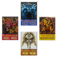 Yu-Gi-Oh! Anime Style Duel Monsters Blue-Eyes White Dragon Exodia Black Magician Yugioh Card Game Collection Cards Toys. 