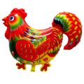 Hen Foil Balloon - 23 Inch x 21 Inch - Jungle Themed Party - Red - Unisex - Pack Of 1. 