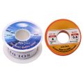 Solid Solder 0.3mm Dia Flux Core 63% Tin 37% Lead Long Wire Reel. 