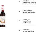 Monin Choco Cookie Syrup 700 ML. 