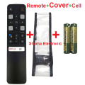 New Voice Remote Control for TCL Smart TV and Remotes covers and cell. 