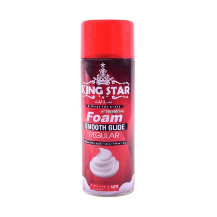 King Star Shaving Foam - 400ml (Regular/Sensitive)