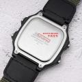 18mm Nylon Watch Strap for Casio for G-SHOCK 00H Black Green Bracelet SGW400 F91W F84 F105/108/A158/168 AE1200/1300 Men Bands. 