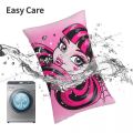 Draculaura Pink Print Hug Pillowcase Monster High Doll Backpack Cojines Sofa Printed Car Pillow Covers Decorative. 