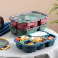 Lunch Box Multi-grid Convenient Salad Fruit Vegetable Lunch Box. 