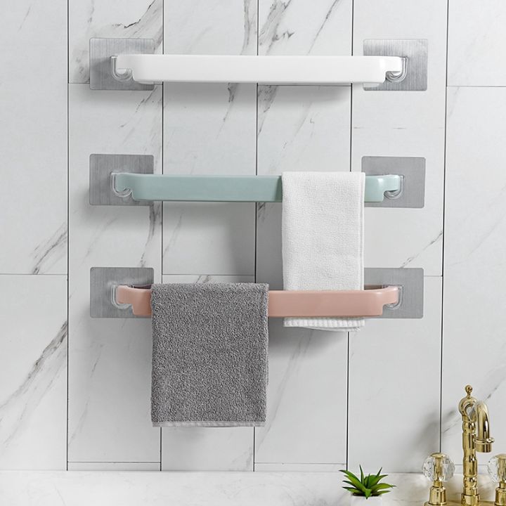 Self-adhesive%20Towel%20Holder%20Rack%20Wall%20Mounted%20Towel%20Hanger%20Bathroom%20Towel%20Bar%20Shelf%20Roll%20Holder%20Hanging%20Hook%20Bathroom%20Organizer%20-%20Image%205