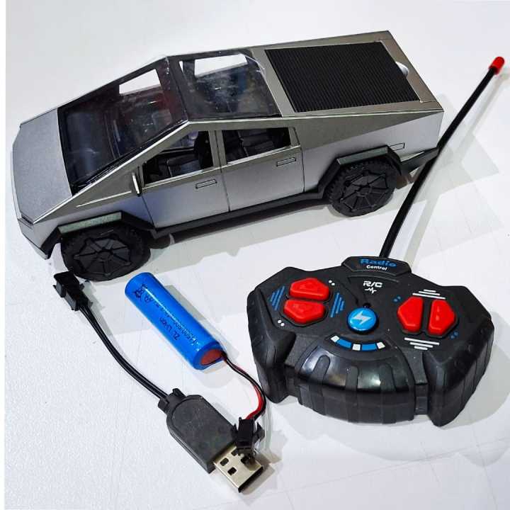 Radio Control High Speed Simulation 27MHz Tesla Cyber Truck Toy | Daraz.pk