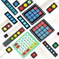 Membrane Switch Matrix Array Keyboard Keypad Control Panel Pad DIY Kit For Arduino 1 2 3 4 5 12 16 20 Key Button 3*4 4*4 4*5. 
