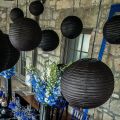 Large Hanging Lanterns For Birthday, Wedding, Bridal Shower and Other Decorations - Large Pleated Paper Lanterns Party Decoration Hanging Accordion Lanterns Baby Shower Festival Wedding Supplies. 