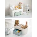 Plastic Makeup Organizer Make Up Brush Storage Box with Drawer Storage Case. 