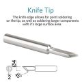 5Pcs ST Series Soldering Tip for Weller WLC100, WP25, WP30, SP40L,SP40N and WP35 Irons Tips. 