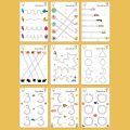 Magical Tracing Workbook Set,Learning to Write Alphabet, Numbers and Line Tracing. Handwriting Activity Book (60 Pages). 