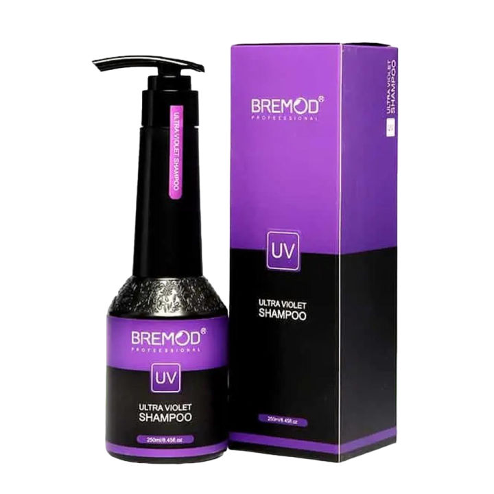 Bremod UV Ultra Violet Shampoo 250ml  Removes Yellow tone