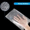 24 pcs Poly Bubble wrap Bags Clear Shakeproof Recyclable Small & Large Packing Pouches. 