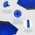 AL-Majeed Traders 55 Inch Extra Large Umbrella Double Canopy UV Protection Automatic Open Double Canopy Vented Sun Rain Windproof Waterproof Oversize Wedding Umbrellas for Women Men (WITHOUT COVER). 