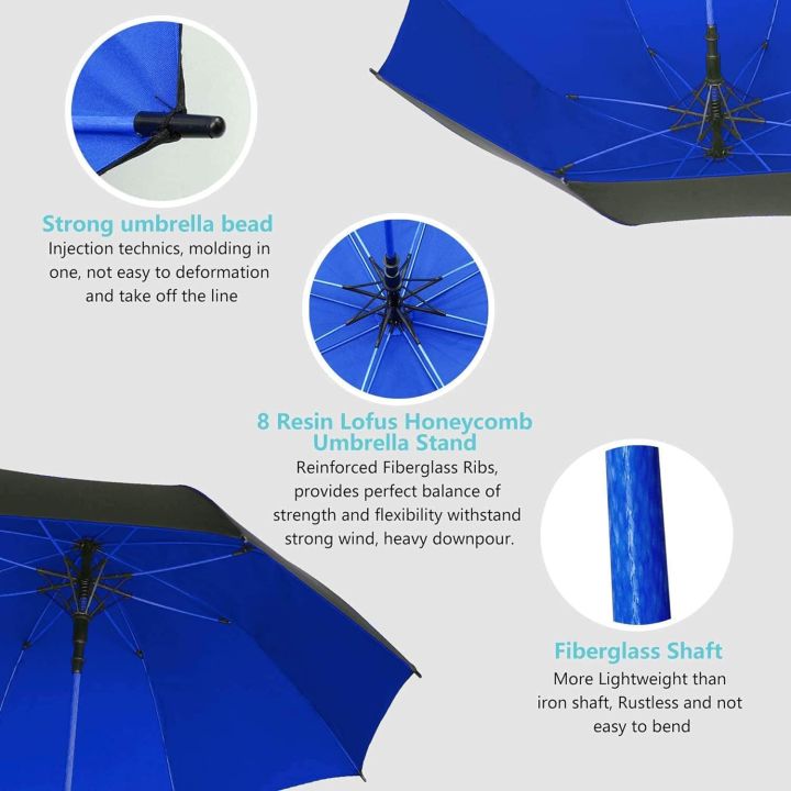 AL-Majeed%20Traders%2055%20Inch%20Extra%20Large%20Umbrella%20Double%20Canopy%20UV%20Protection%20Automatic%20Open%20Double%20Canopy%20Vented%20Sun%20Rain%20Windproof%20Waterproof%20Oversize%20Wedding%20Umbrellas%20for%20Women%20Men%20(WITHOUT%20COVER)%20-%20Image%206